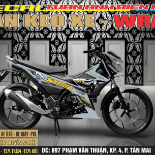 tem-satria-f150-xanh-xi-mang