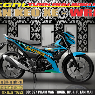 tem-satria-f15o-xanh