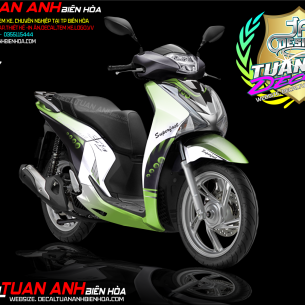 tem-sh150-xanh-la-ket-hop-mau-trang-den