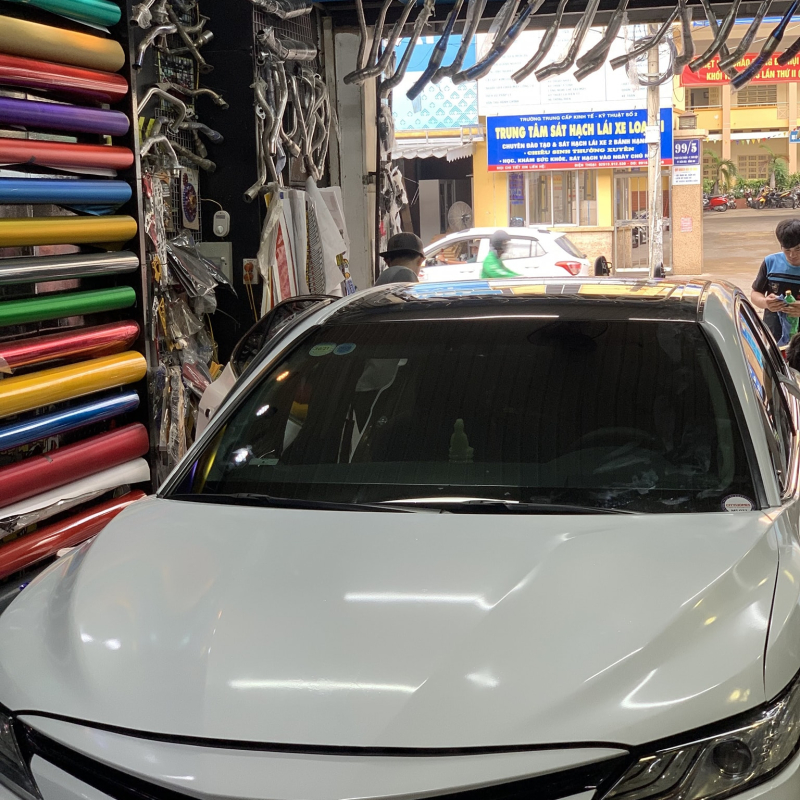 Wrap dán đổi màu Toyota Camry