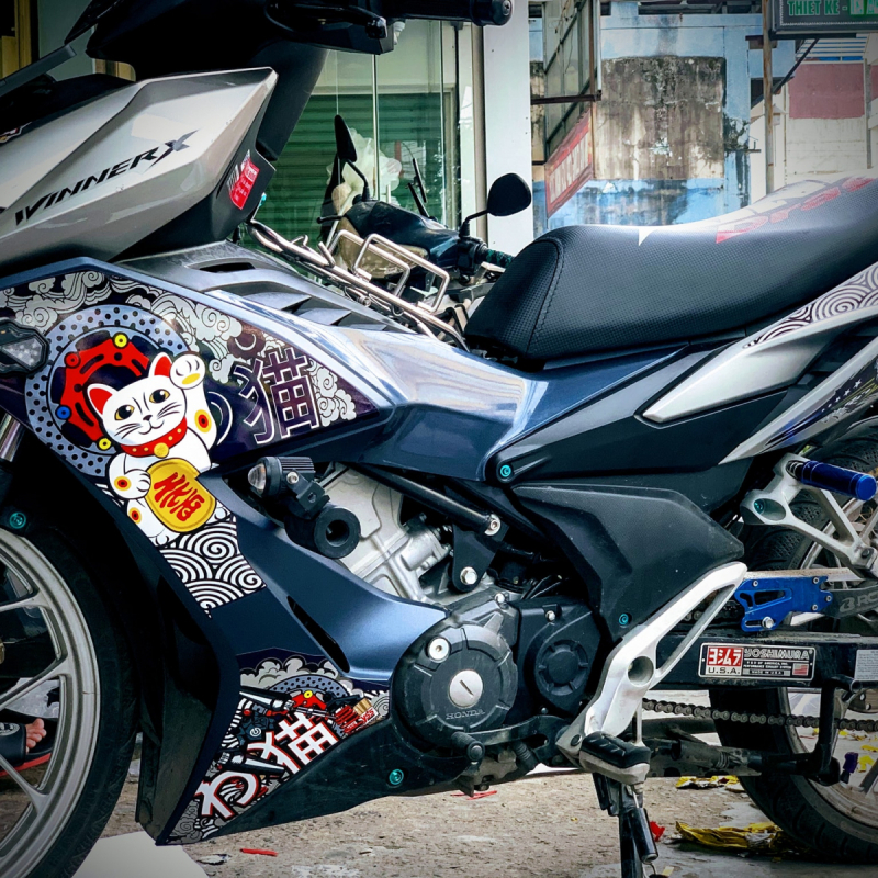 Tem Winner mèo thần tài.