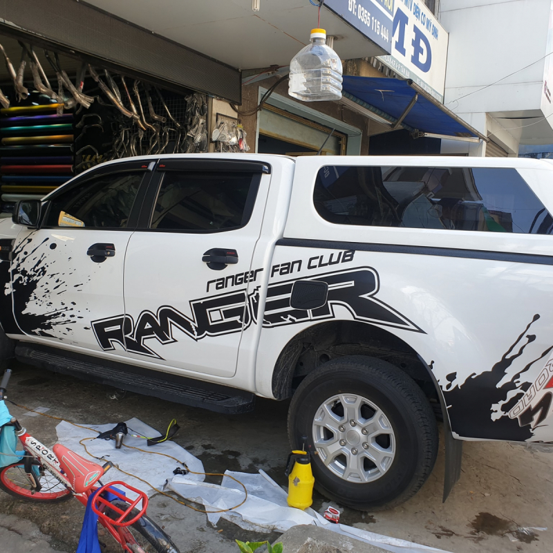 Decal xe bán tải Fold ranger