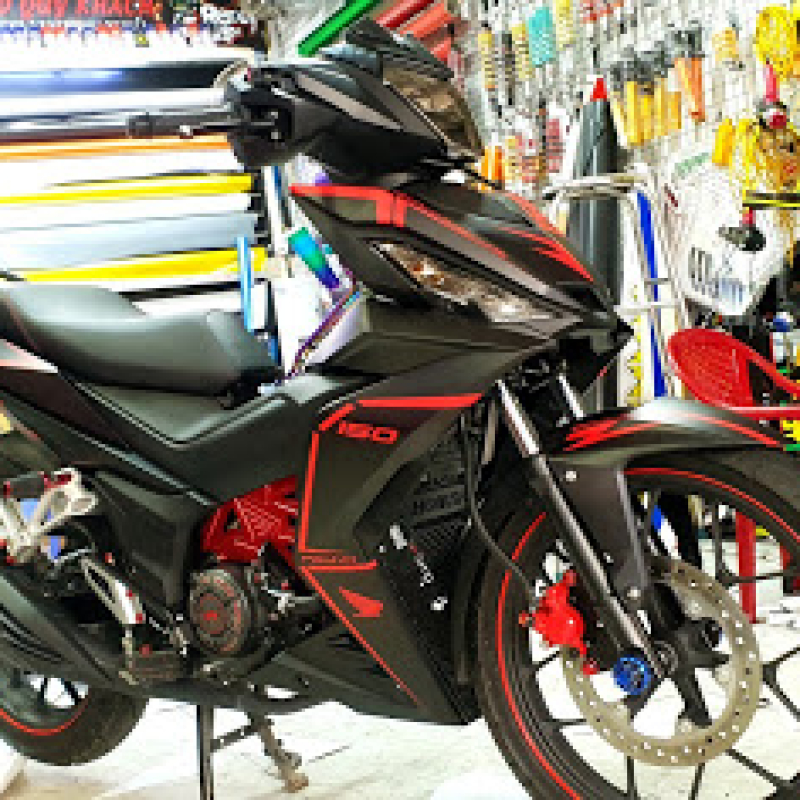 tem xe winner 150 đen chỉ đỏ
