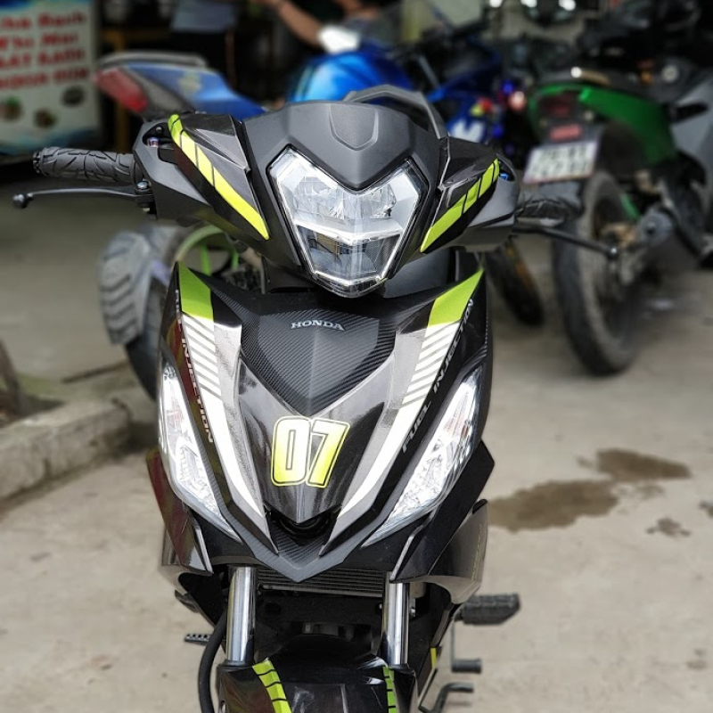 tem xe winner 150 xanh bạc đen