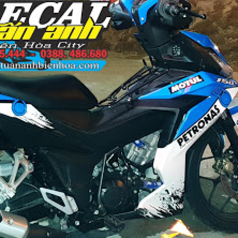 tem xe winner 150 petronat xanh trắng