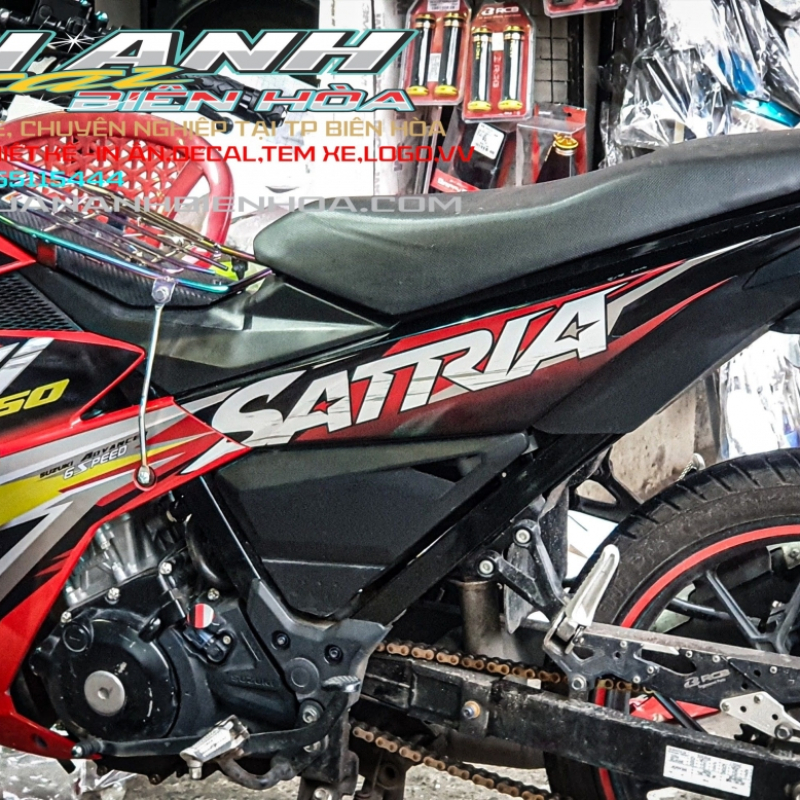 Tem Rời Satria fi Đỏ Đen