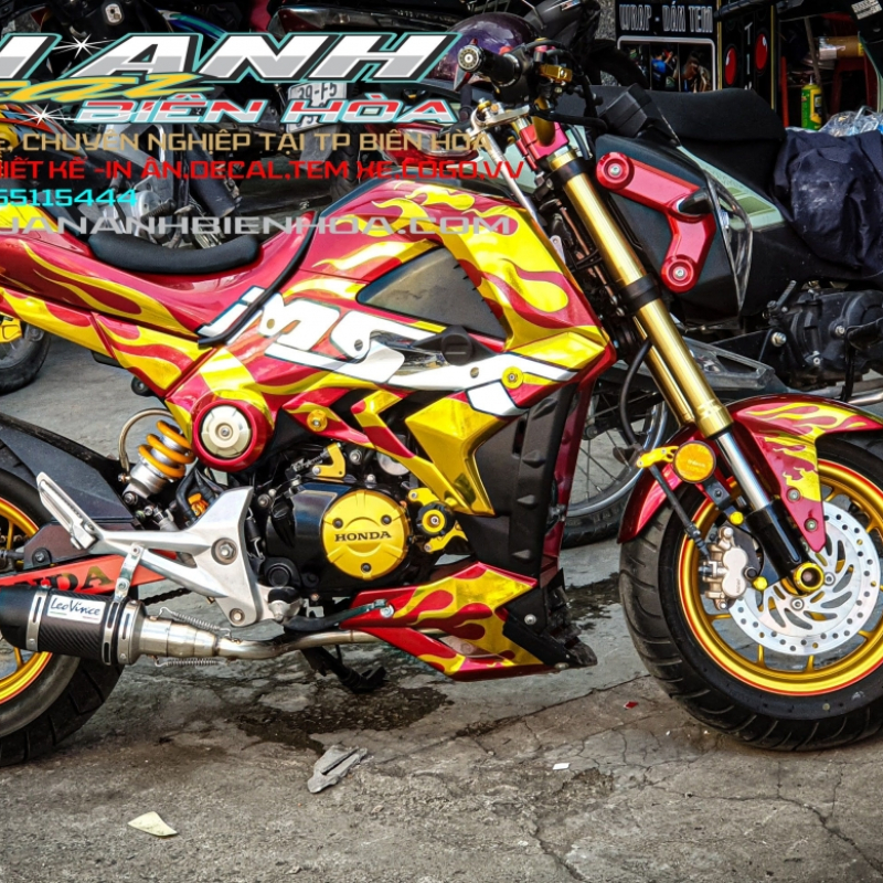 Tem Xe Msx 125  Độ
