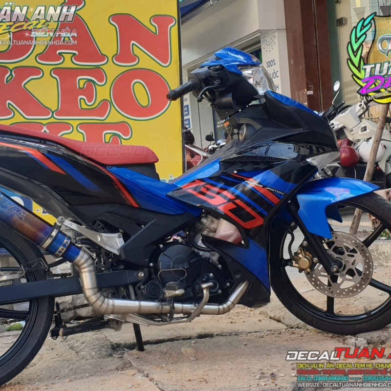 TEM XE EXCITER 150  XANH  ĐEN  DỌN KIỄNG CỰC  CHẤT