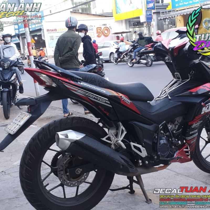 TEM WINNER  ĐỎ ĐEN  KTM  SPORT