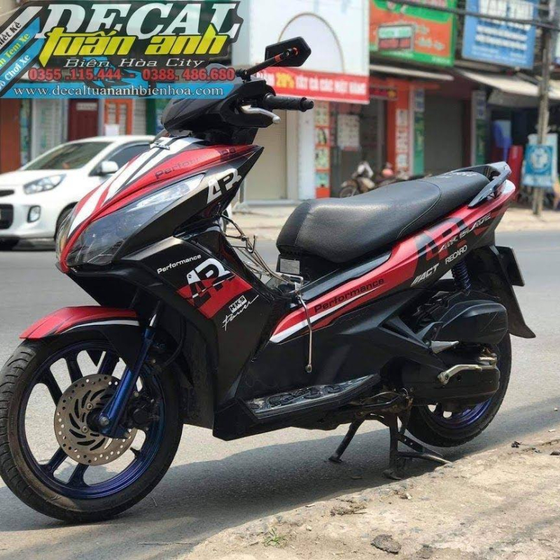 Tem trùm xe Airblade 125