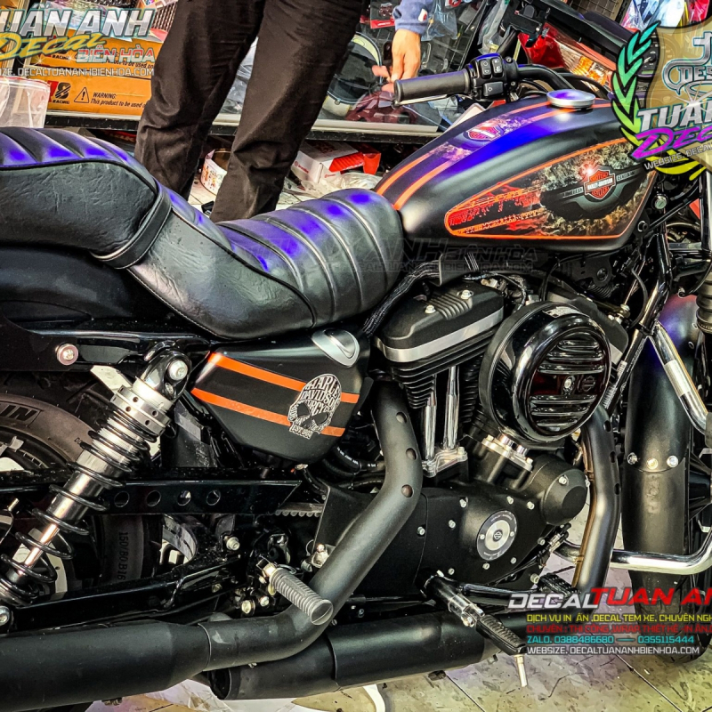 Tem Xe Harley Davidson Iron883 -2022