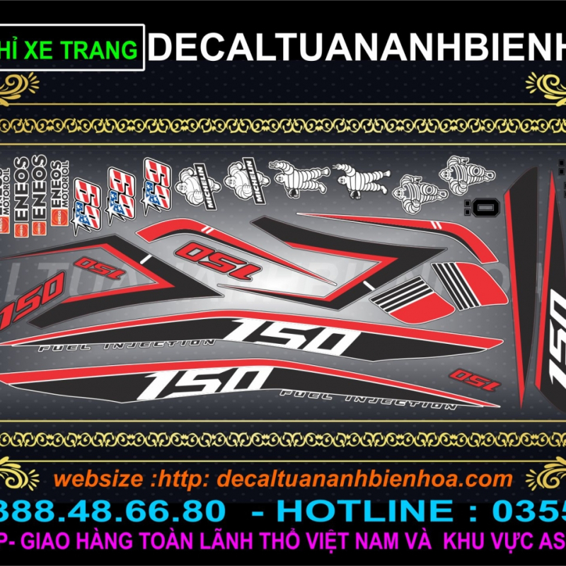 EXCITER 150  CHỈ ĐỎ