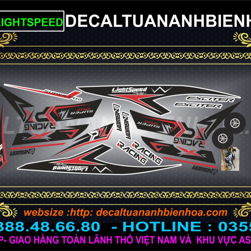 EXCITER 150.  LIGHTSPEED.