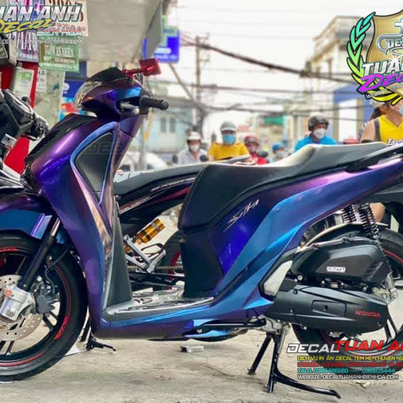 WRAP - DÁN ĐỔI MÀU SH  2019 VỜI DECAL CAO CẤP TITAN BIẾN SẮC, THEO GÓC NHÌN, CỰC CHẤT TẠI ĐỒNG NAI