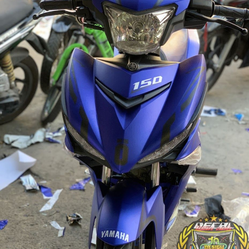 TEM ĐẸP EXCITER 150 xanh nhám gp
