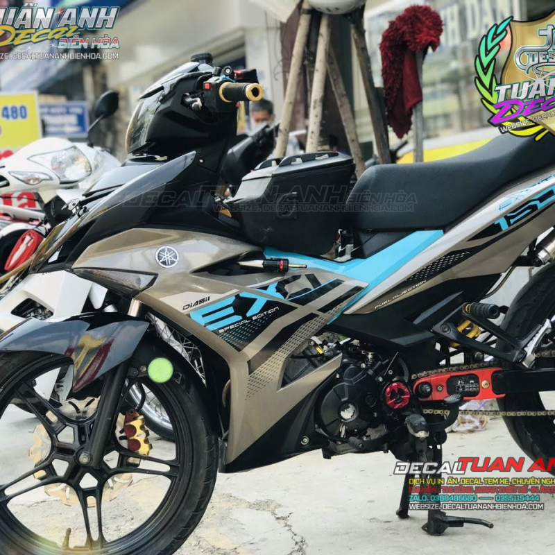 TEM XÁM XANH EXCITER  150