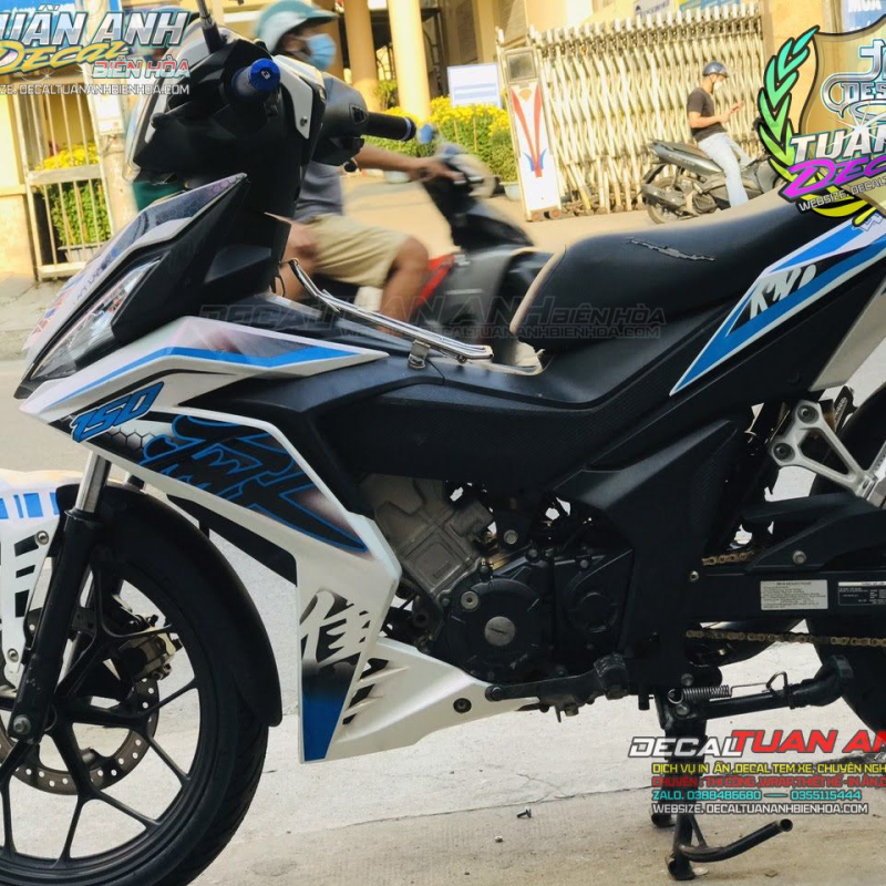 TEM TRÙM WINNER 15O HAYABUSHA. ĐƯỢC IN TRÊN CHẤT LIỆU DECAL CAO CẤP NGỌC TRAI