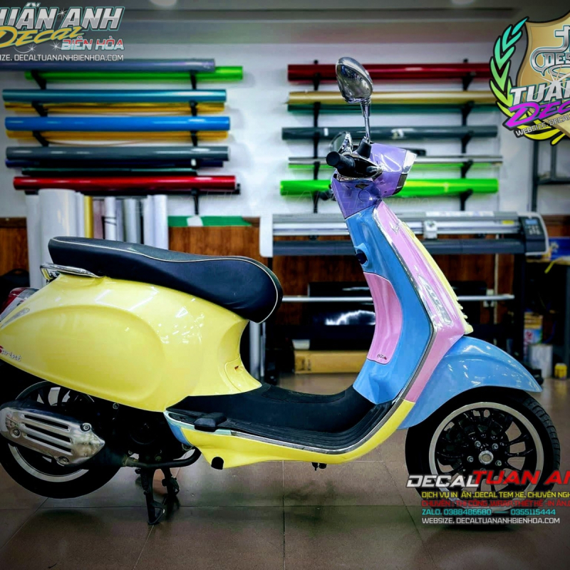 vespa phối màu độc đáo mới lạ