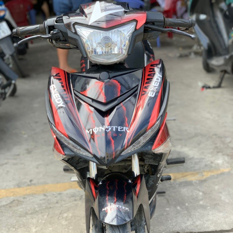 TEM ĐẸP EXCITER 150 monster đen đỏ