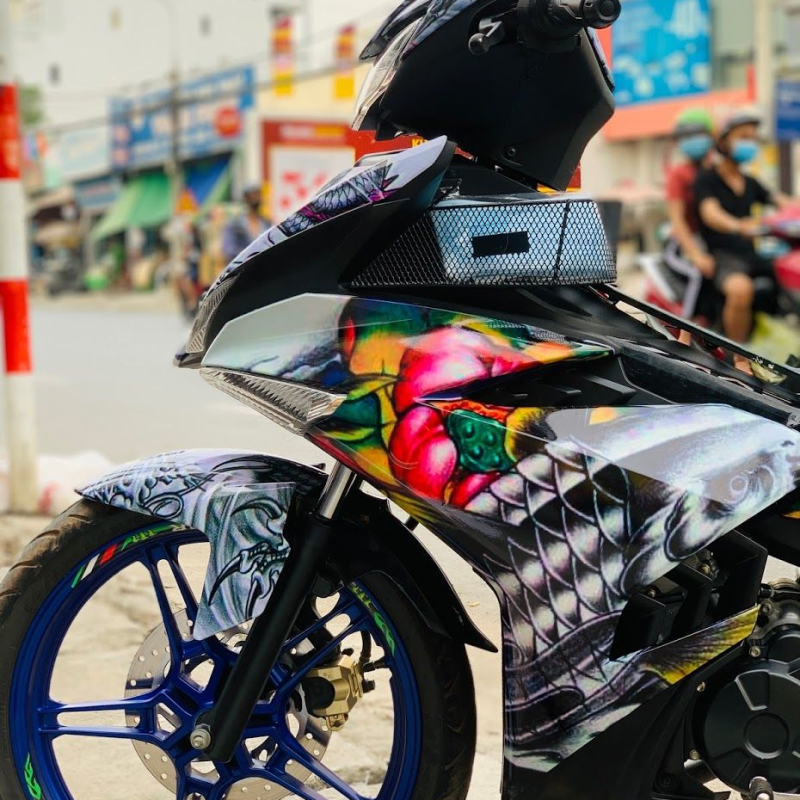 TEM ĐẸP EXCITER 150 cá chép hóa rồng