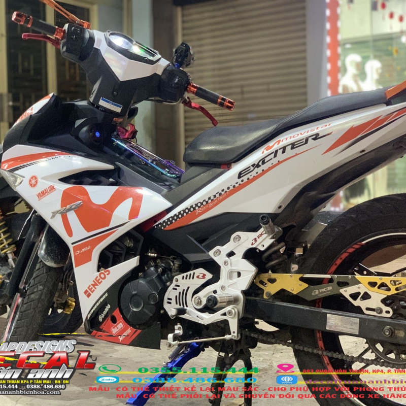 Mẫu Tem Exciter 150 Movistar Đẹp Hot Trend Hiện Nay
