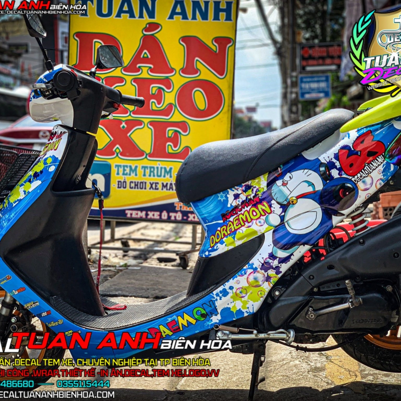 TEM XE Dio ZX phiên bản DORAEMON