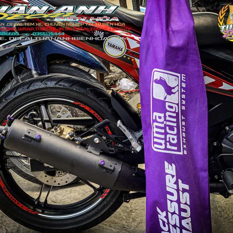 BÔ umaracing   xịn xò cho exciter 150