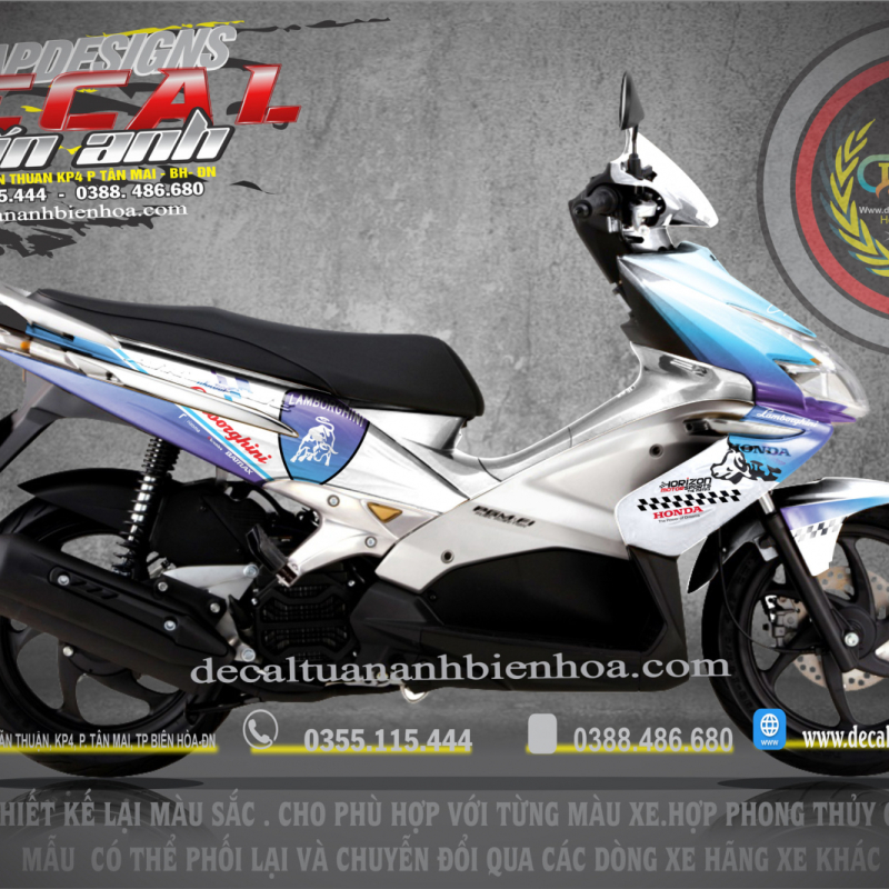 TEM TRUM AIR BLADE 110  LABOGHINI CỰC SPORT
