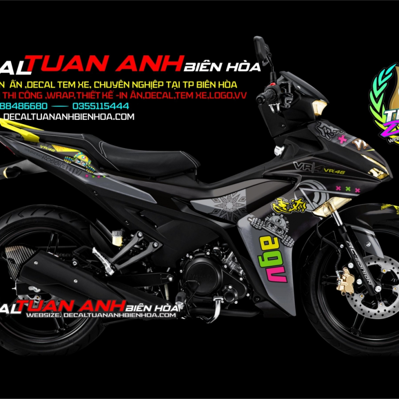 Yamaha Exciter 155 2020 ĐEN XÁM AGV  ROSSI