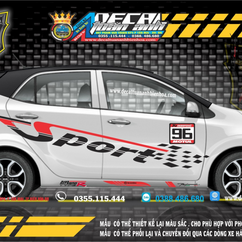Tem Xe Kia Moning  - 10  sport