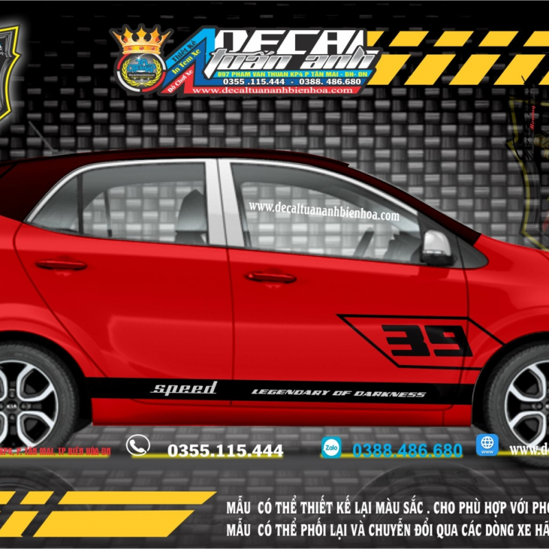 Tem Xe Kia Moning  - 09