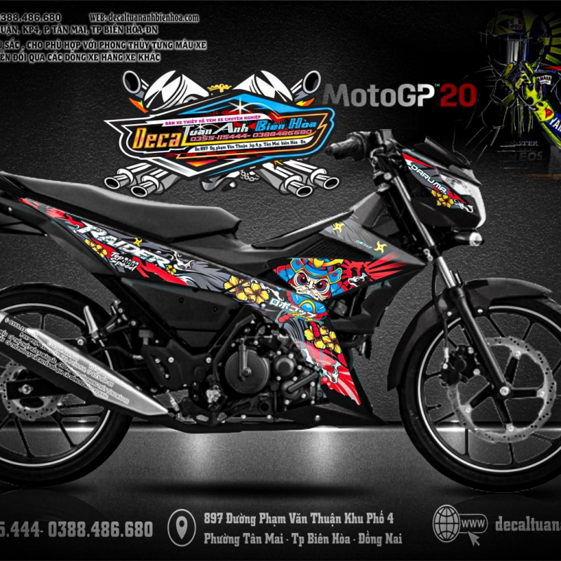 TEM SATRIA- RAIDER 150 daruma