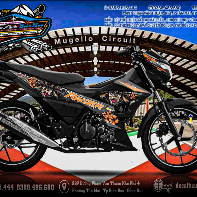 TEM RAIDER 150   MONKEY