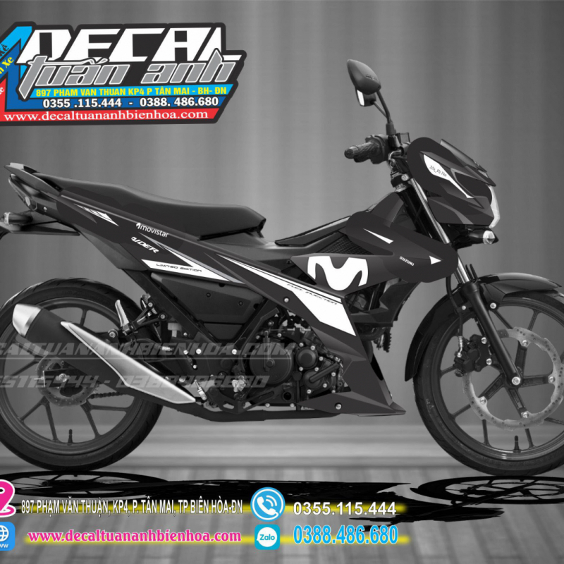 TEM SATRIA  150 MOVISTAR  DEN TRANG