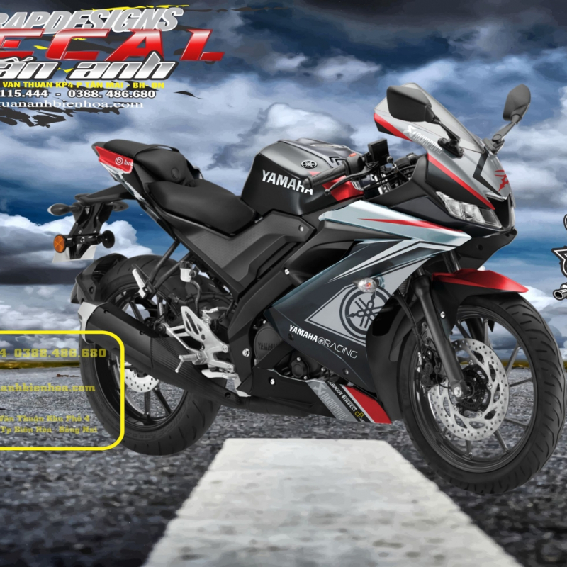 Tem trum R15 ver 3  LOGO YAMAHA