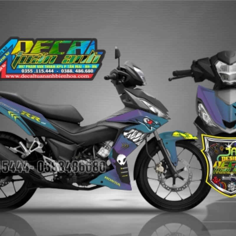 tem xe winner 150 chuyển màu
