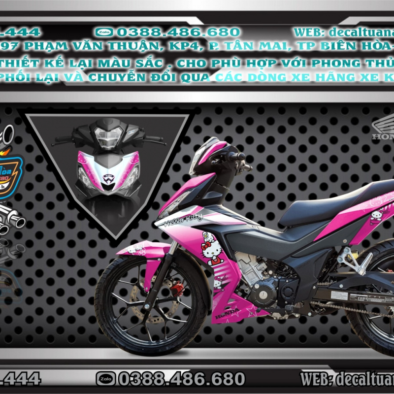 TEM HONDA WINNER   HELLO KITTY
