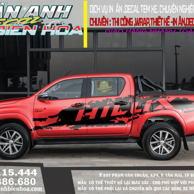 Tem xe toyota HIlux  - 02 v