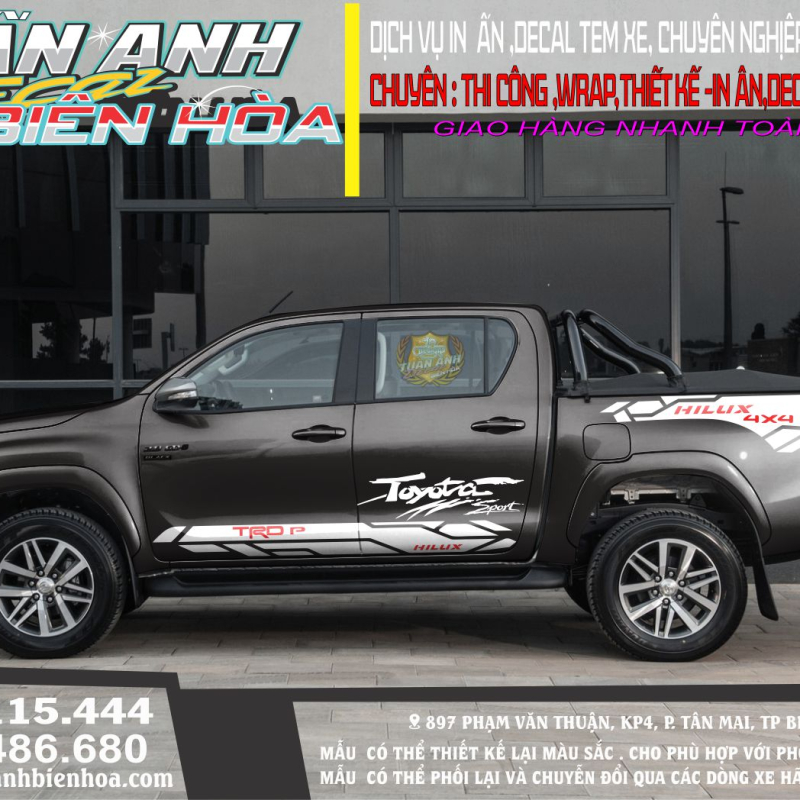 Tem xe toyota HIlux  - 03 -2
