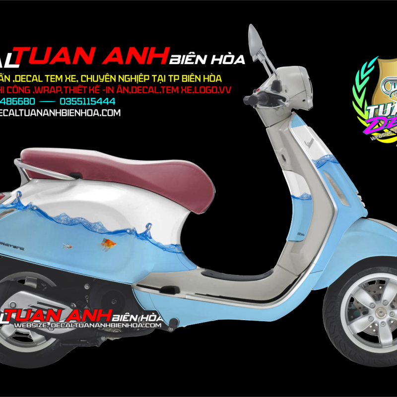 TEM  TRÙM VESPA   CÁ VÀNG