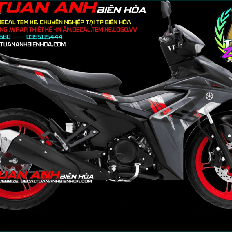 Tem Exciter 155 VVA phiên bản Born to ride.